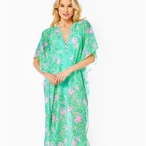 NWT Lilly Pulitzer Cuca Swim coverup Caftan size XXS